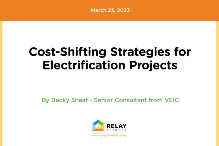 Cost-Shifting Strategies for Electrification Projects