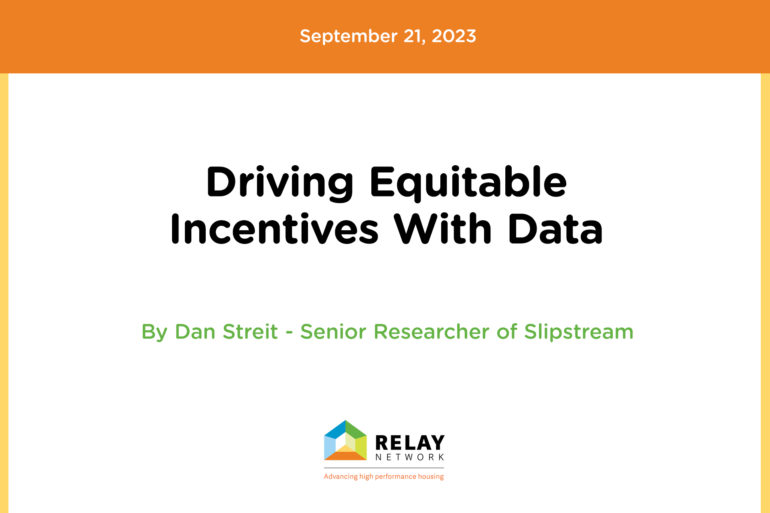 Driving Equitable Incentives with Data