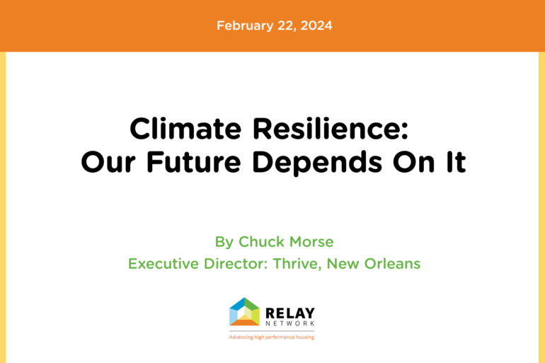 Climate Resilience: Our Future Depends On It
