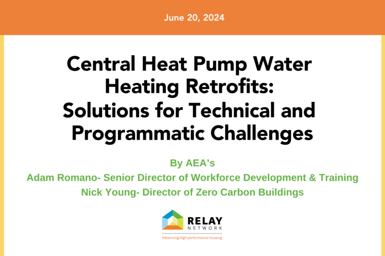 Central Heat Pump Water Heating Retrofits: Solutions for Technical and Programmatic Challenges